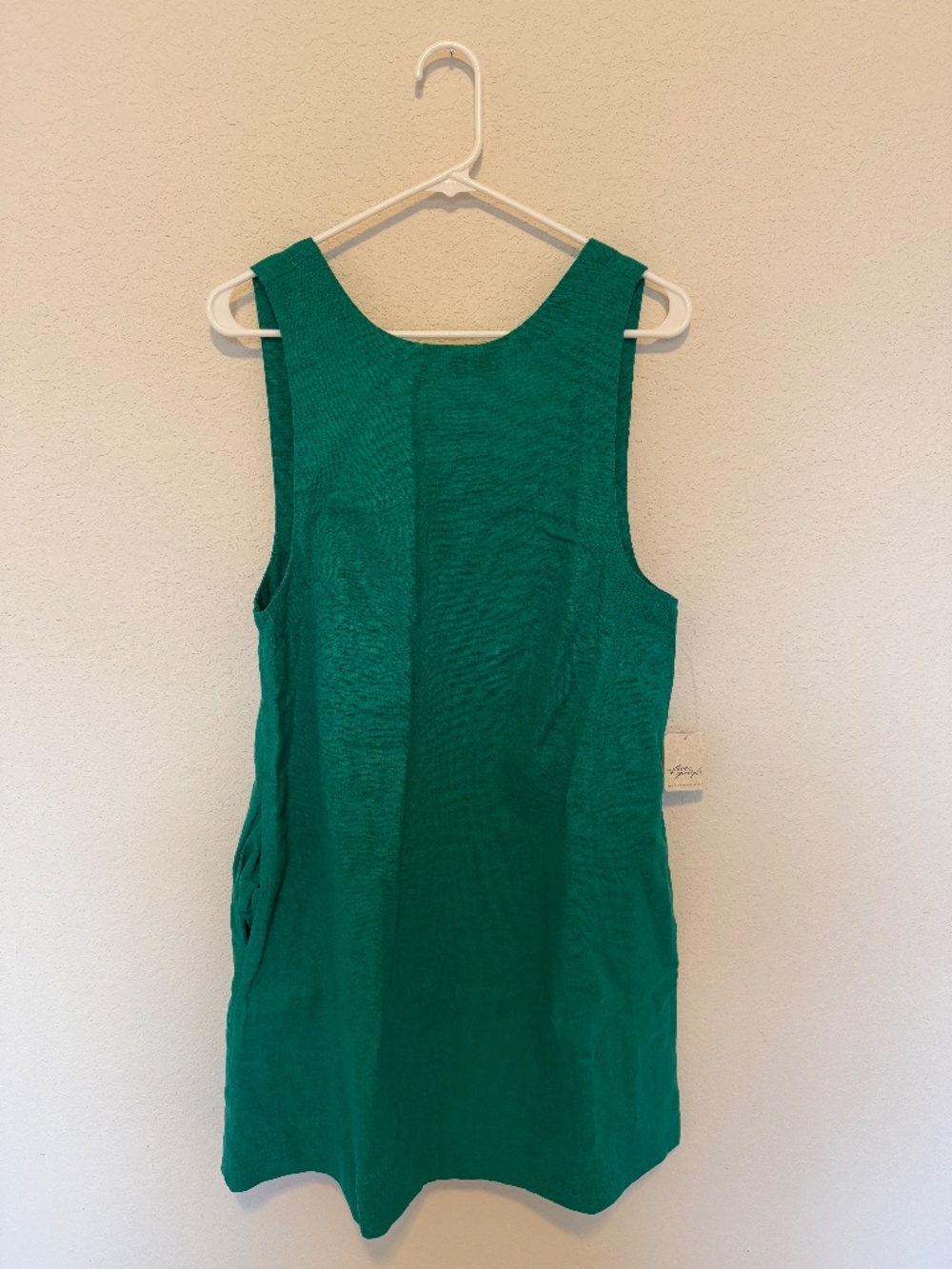 NWT Free People Full Of Sunshine Cotton-Linen Mini Dress - Picture 2 of 5